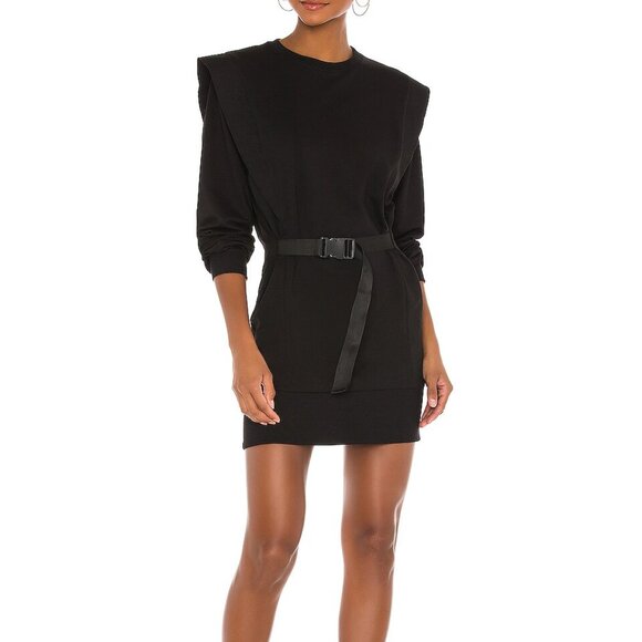 Lovers and Friends Eli Shoulder Pad Mini Dress Size Small NWT - Picture 1 of 3